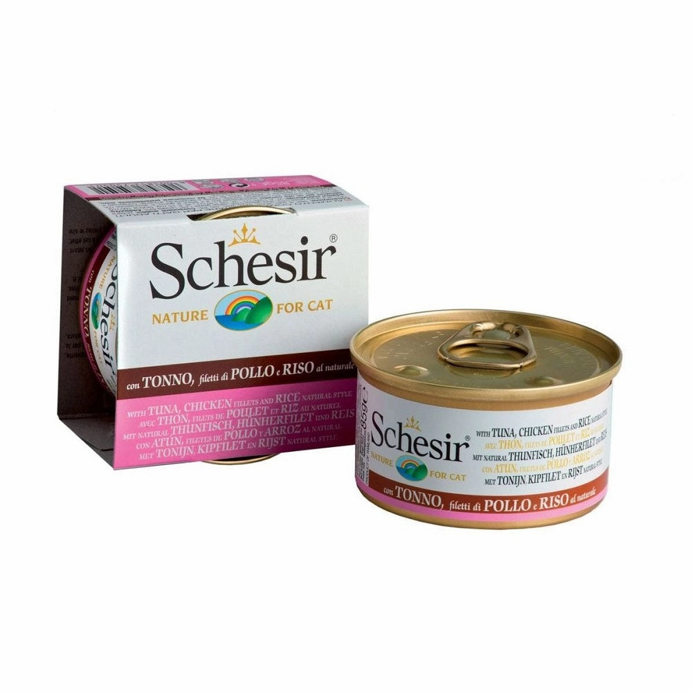 175 Tuna and Chicken Fillets with Rice Natural Style Supplementry Diet Cat Can