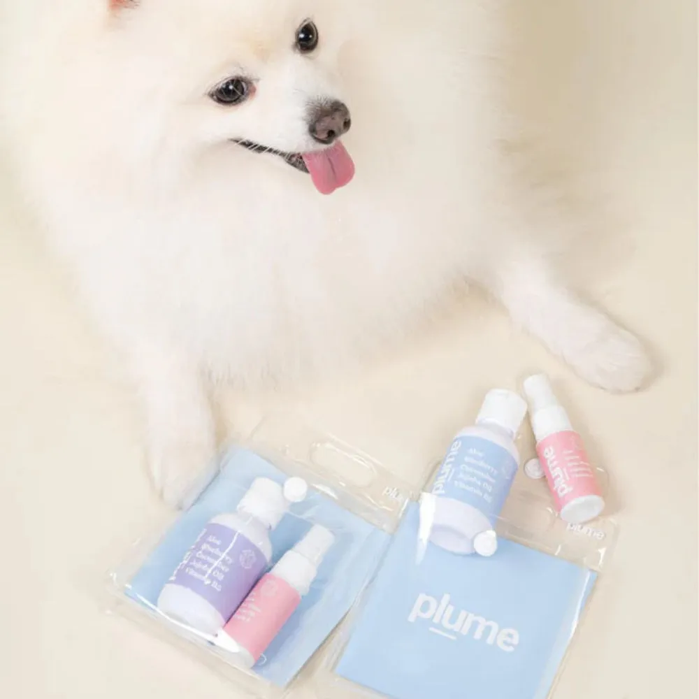 2 in 1 Nourishing Gentle Shampoo Travel Pack for Dogs & Cats