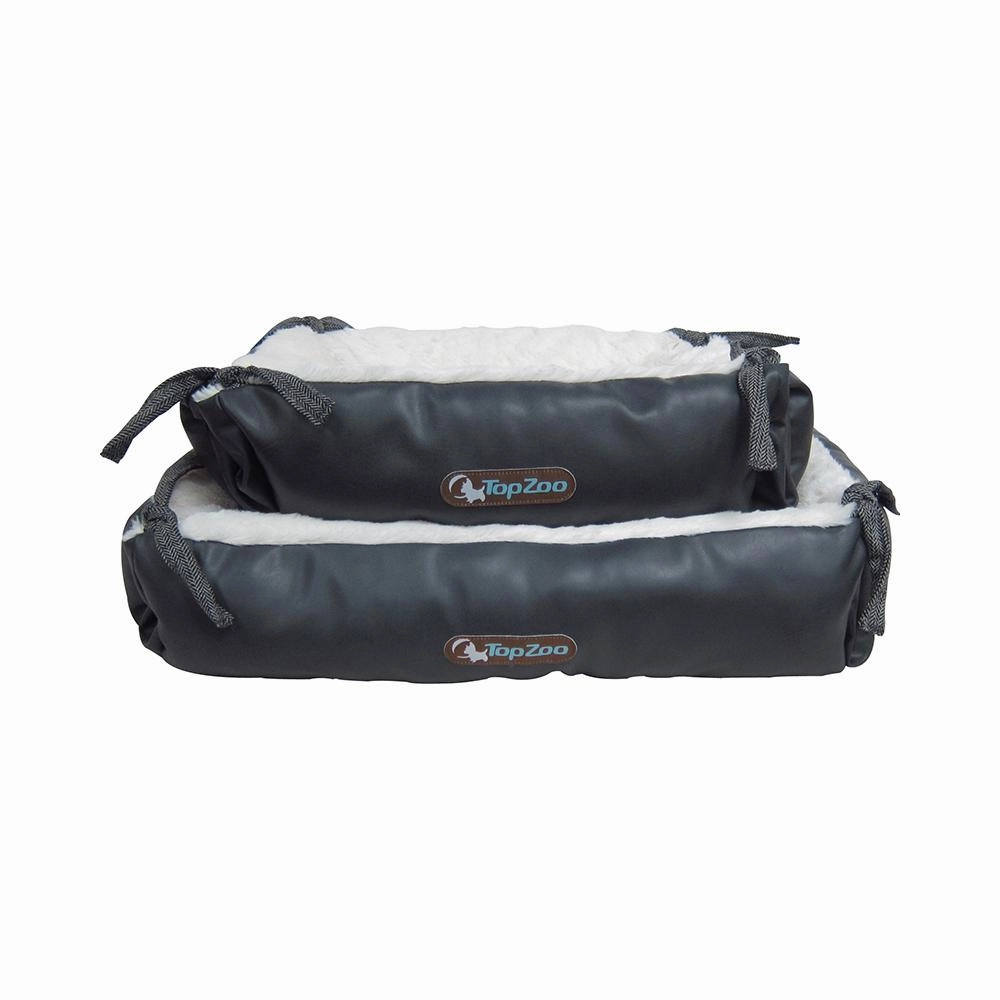 2-in-1 Cat Synthetic Leather Bed & Blanket