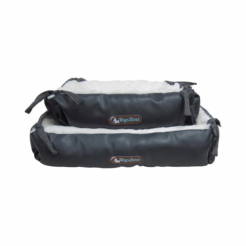 2-in-1 Cat Synthetic Leather Bed & Blanket