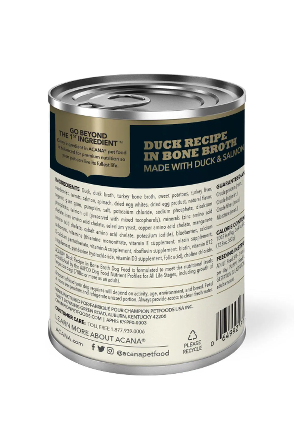 Acana Premium Chunks Duck in Bone Broth Wet Dog Food