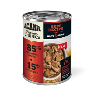 Acana Premium Chunks Grain Free Beef for Dogs