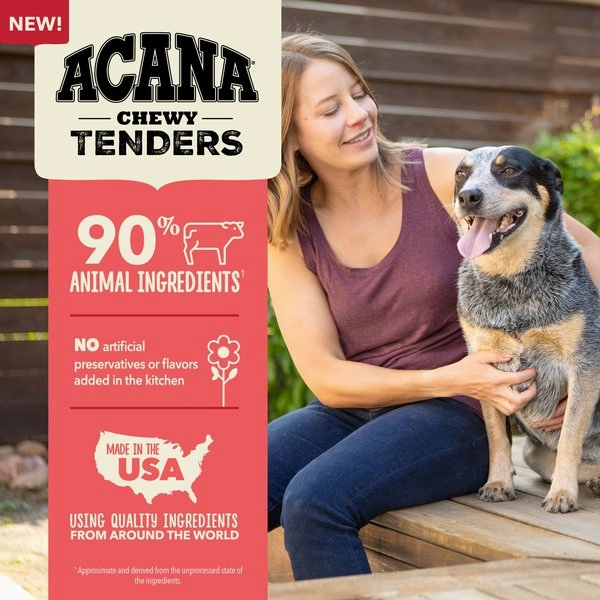 ACANA Chewy Tenders Beef Jerky Dog Treats