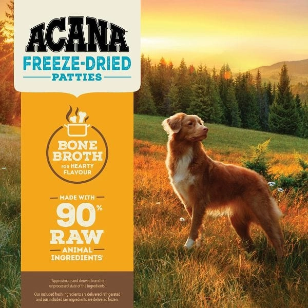 ACANA Free-Run Chicken Recipe Freeze Dried Dog Food, Patties