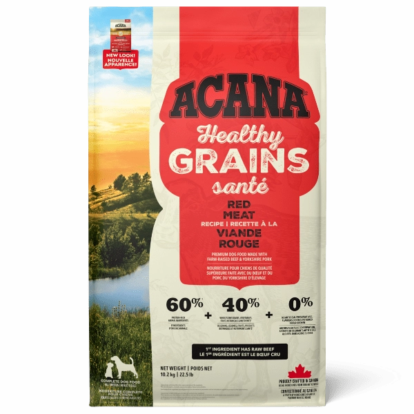 ACANA Healthy Grains Red Meat Recipe Dry Dog Food