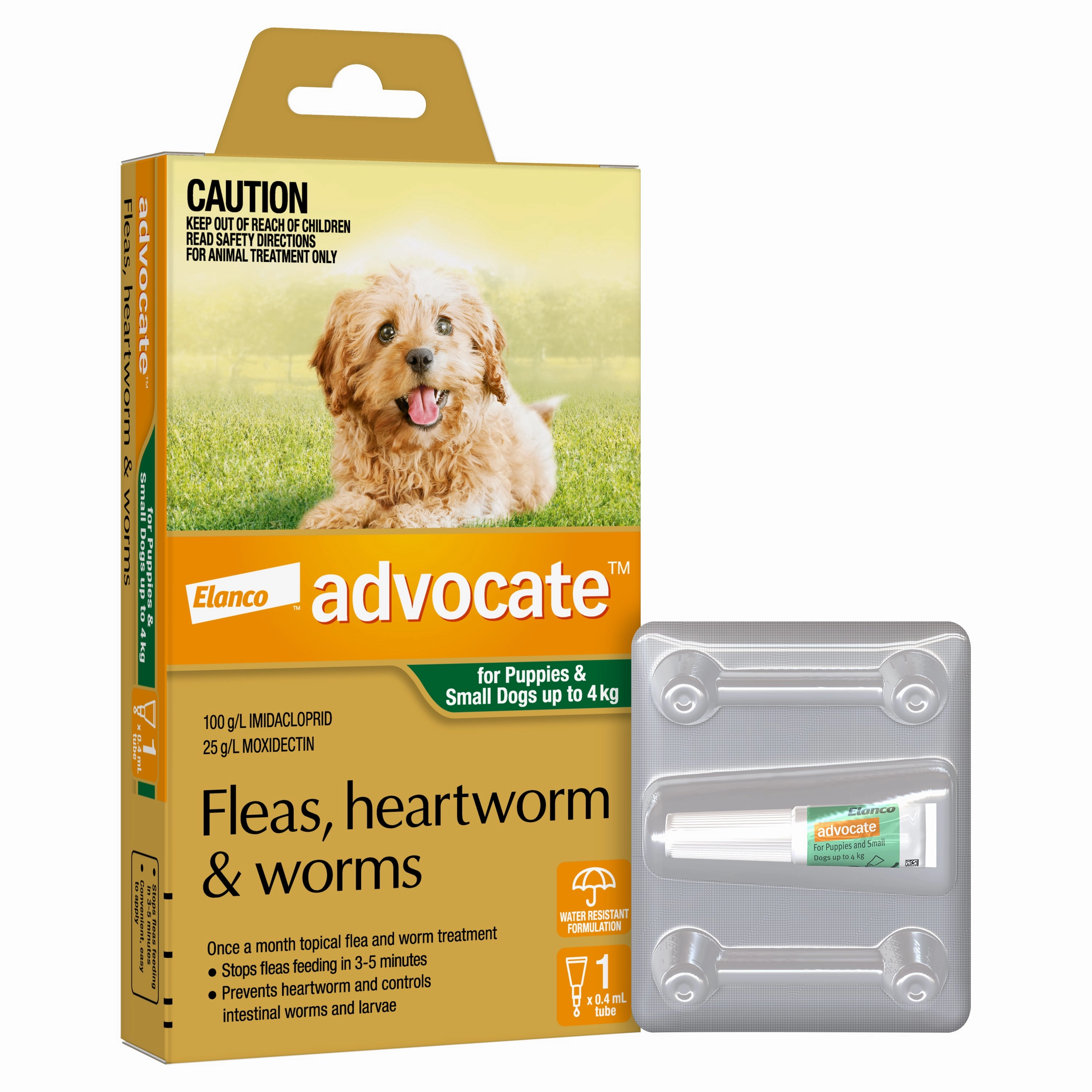Advocate - Dog up to 4kg (1pk)