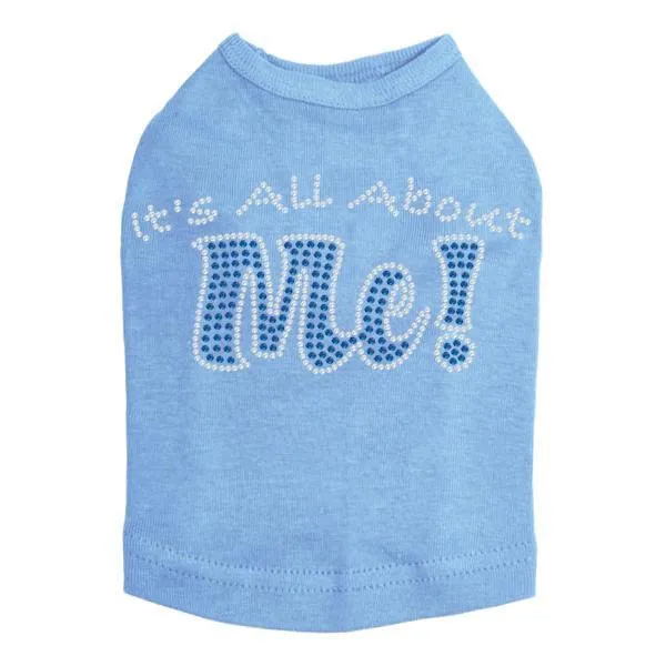 All About Me Rhinestone Dog Tank