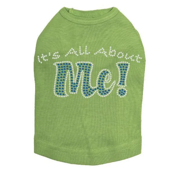 All About Me Rhinestone Dog Tank
