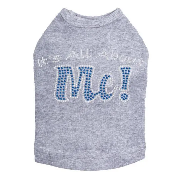 All About Me Rhinestone Dog Tank