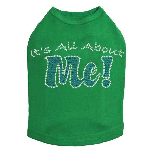 All About Me Rhinestone Dog Tank