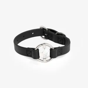All Eyes On Me Dog Collar Black/Howlite