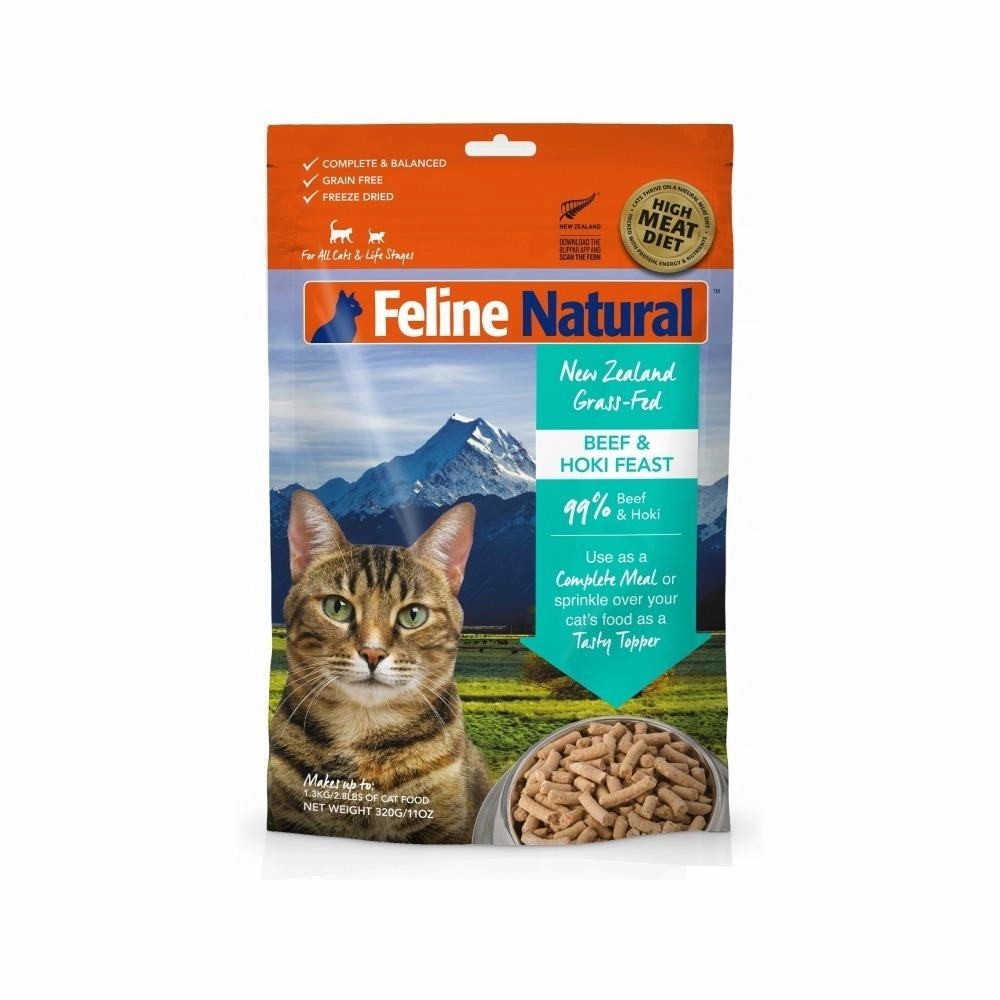 All Life Stages Freeze Dried Beef & Hoki Feast Complete Cat Food