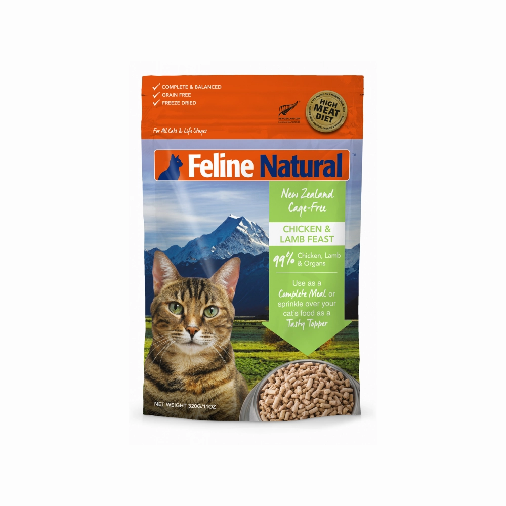 All Life Stages Freeze Dried Chicken & Lamb Feast Complete Cat Food