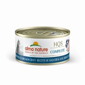 Almo Nature - HQS Complete Cat Wet Food - Mackerel Recipe with Sea Bream in Gravy 70g
