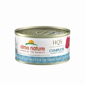 Almo Nature - HQS Complete Cat Wet Food - Tuna Recipe with Quail Eggs in Gravy 70g