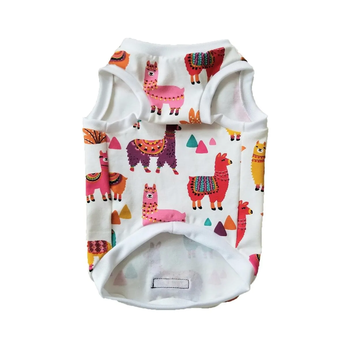 Alpaca Print Dog Tank