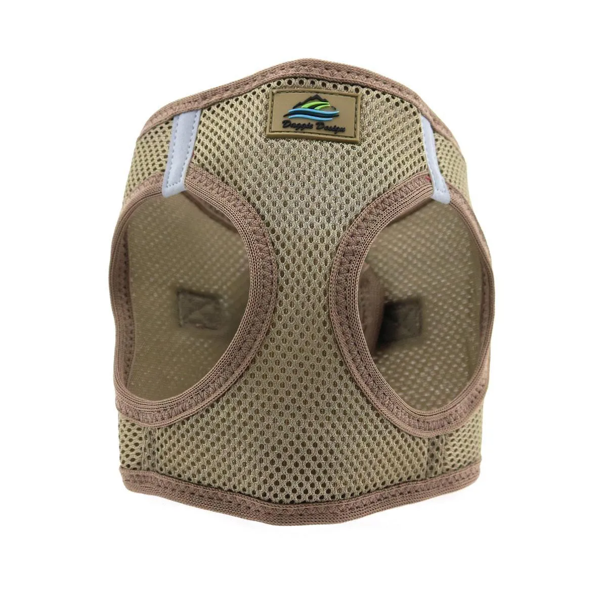 American River Dog Harness Fossil Brown