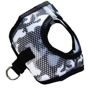American River Dog Harness Grey Camo