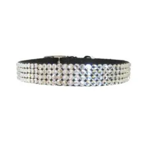 April Birthstone Crystal Dog Collar