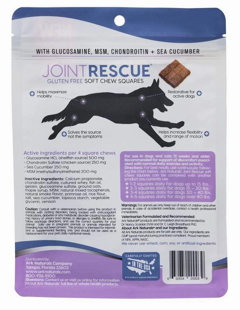 Ark Naturals Sea Mobility Joint Rescue Venison Recipe Jerky Treats
