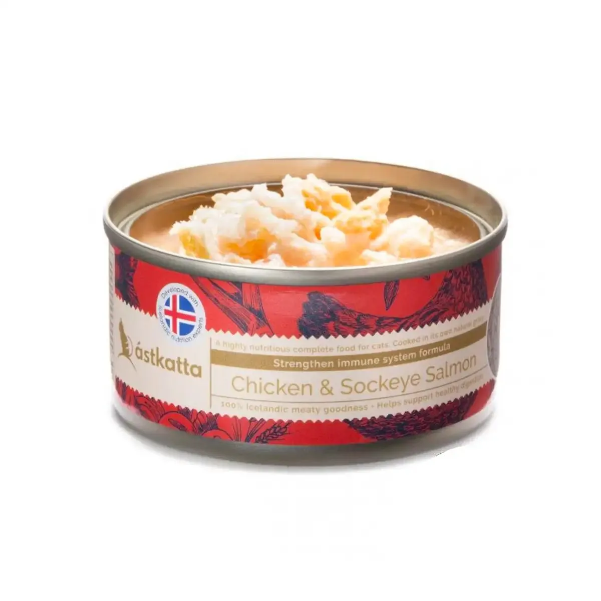 Astkatta Complete Cat Wet Food - Chicken & Sockeye Salmon