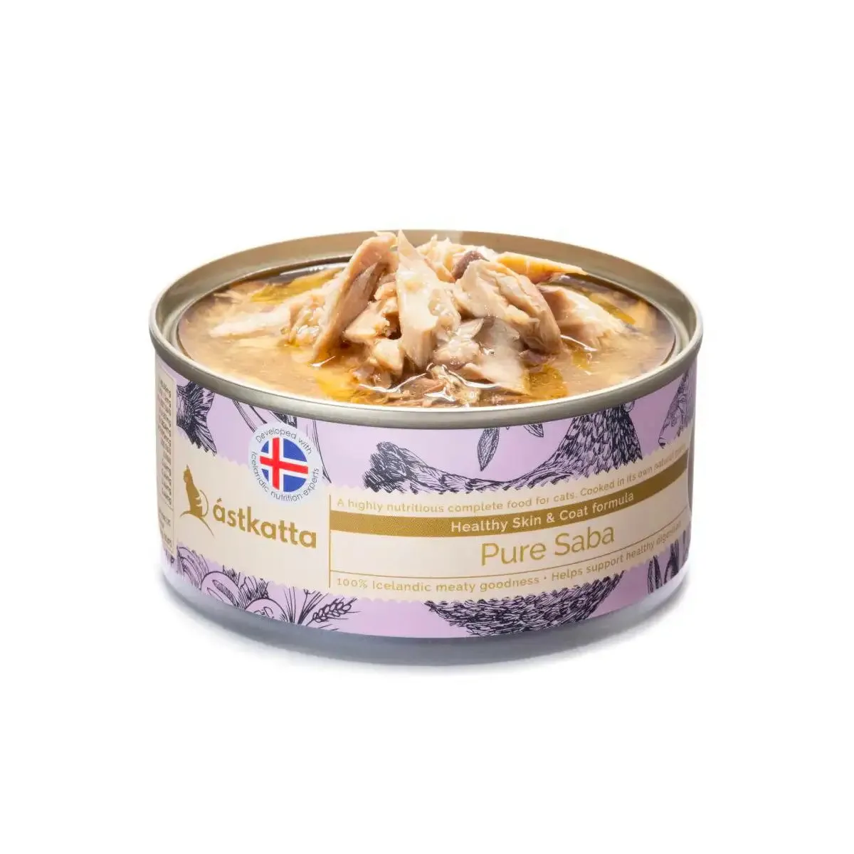 Astkatta Complete Cat Wet Food - Pure Saba