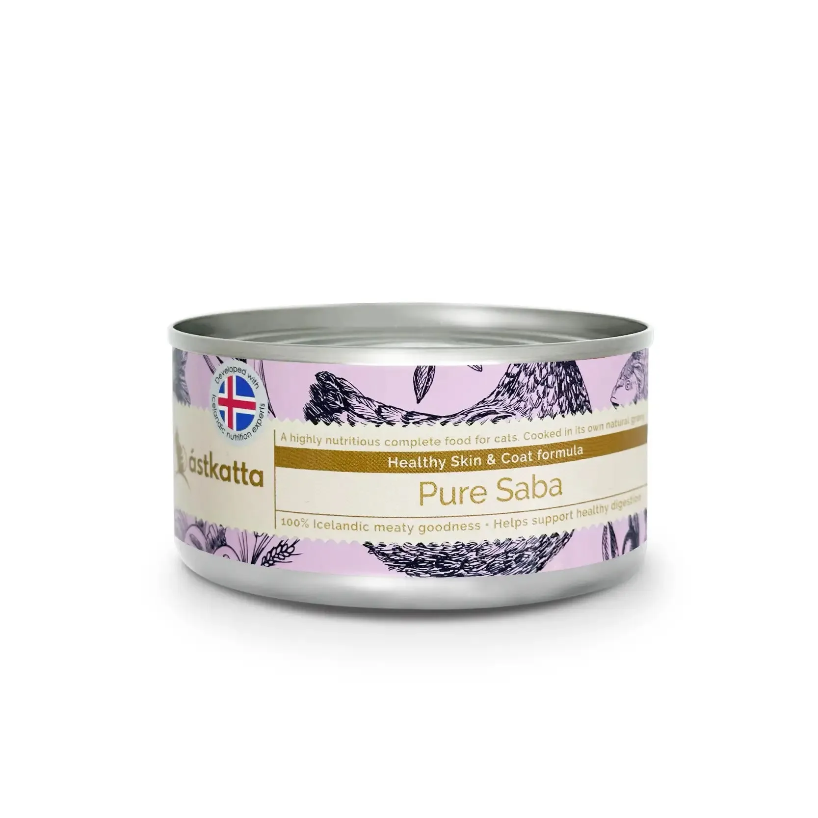 Astkatta Complete Cat Wet Food - Pure Saba