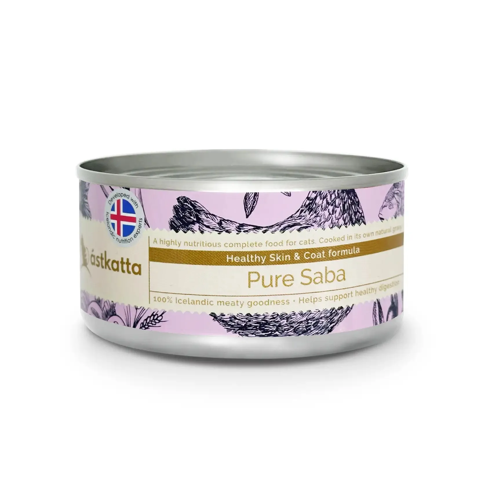Astkatta Complete Cat Wet Food - Pure Saba