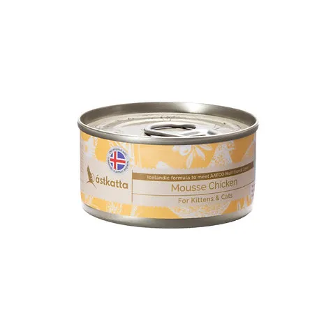 Astkatta Complete Kitten Wet Food - Chicken & Goat Milk Mousse 80g