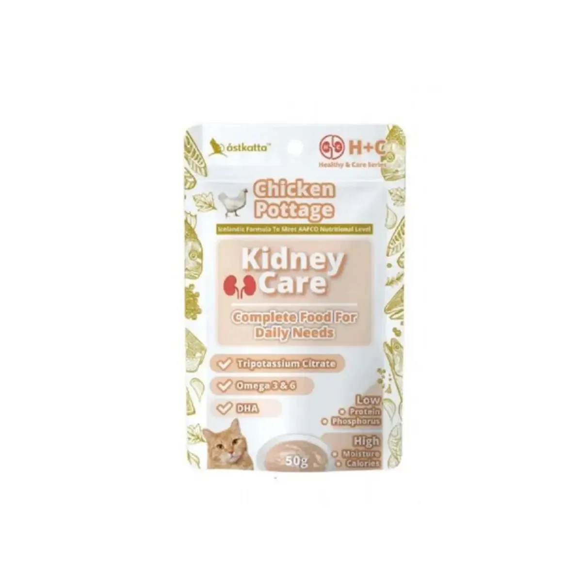 Astkatta - Healthy & Care Series Kidney Care Complete Food - Chicken Pottage 50g
