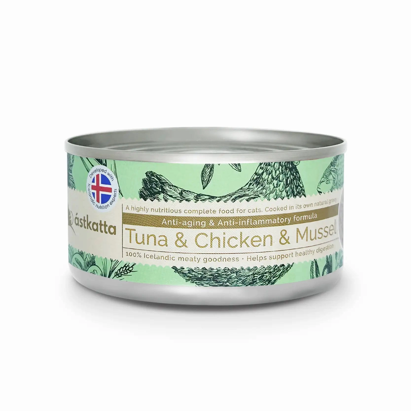 Astkatta Complete Cat Wet Food - Tuna, Chicken & Mussel
