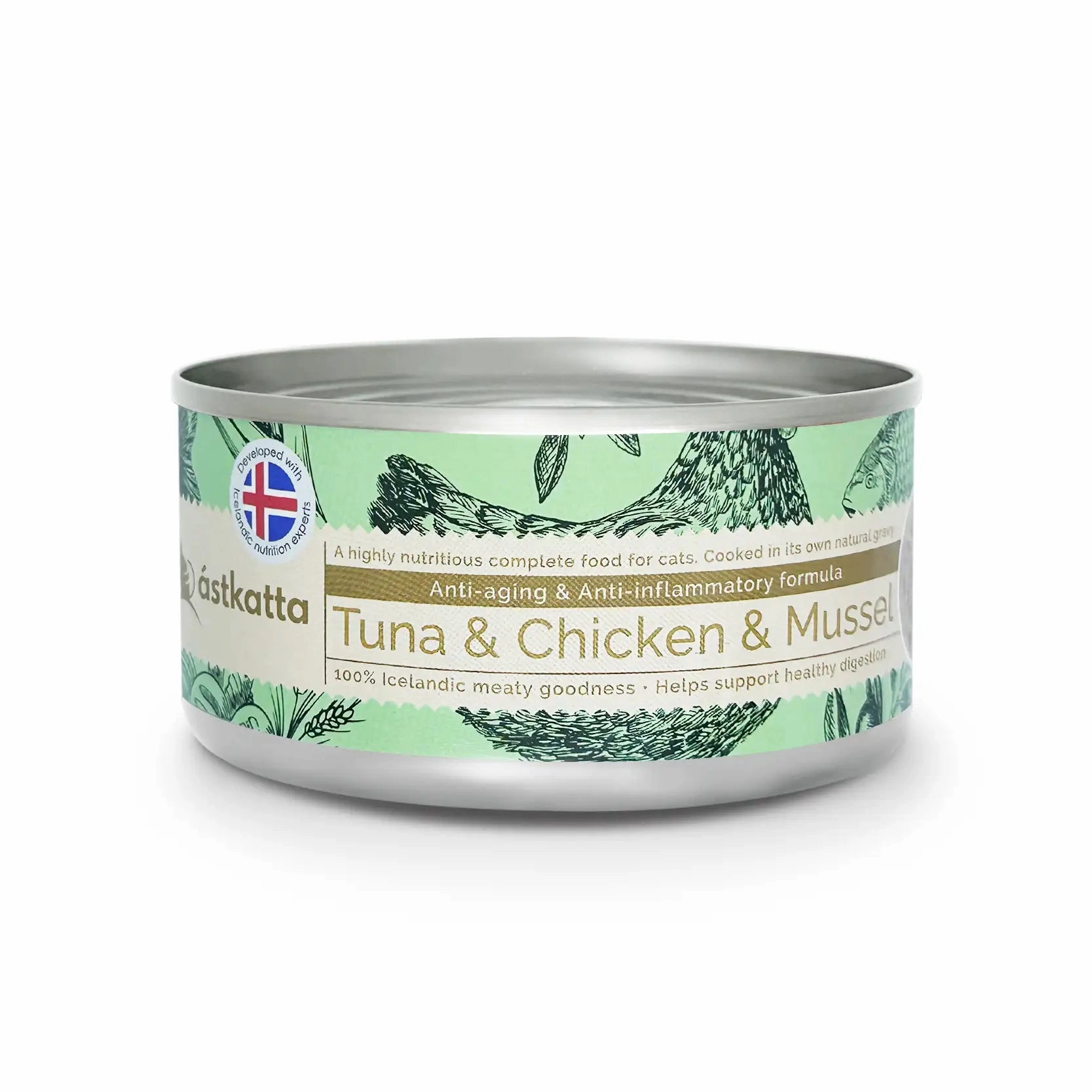 Astkatta Complete Cat Wet Food - Tuna, Chicken & Mussel