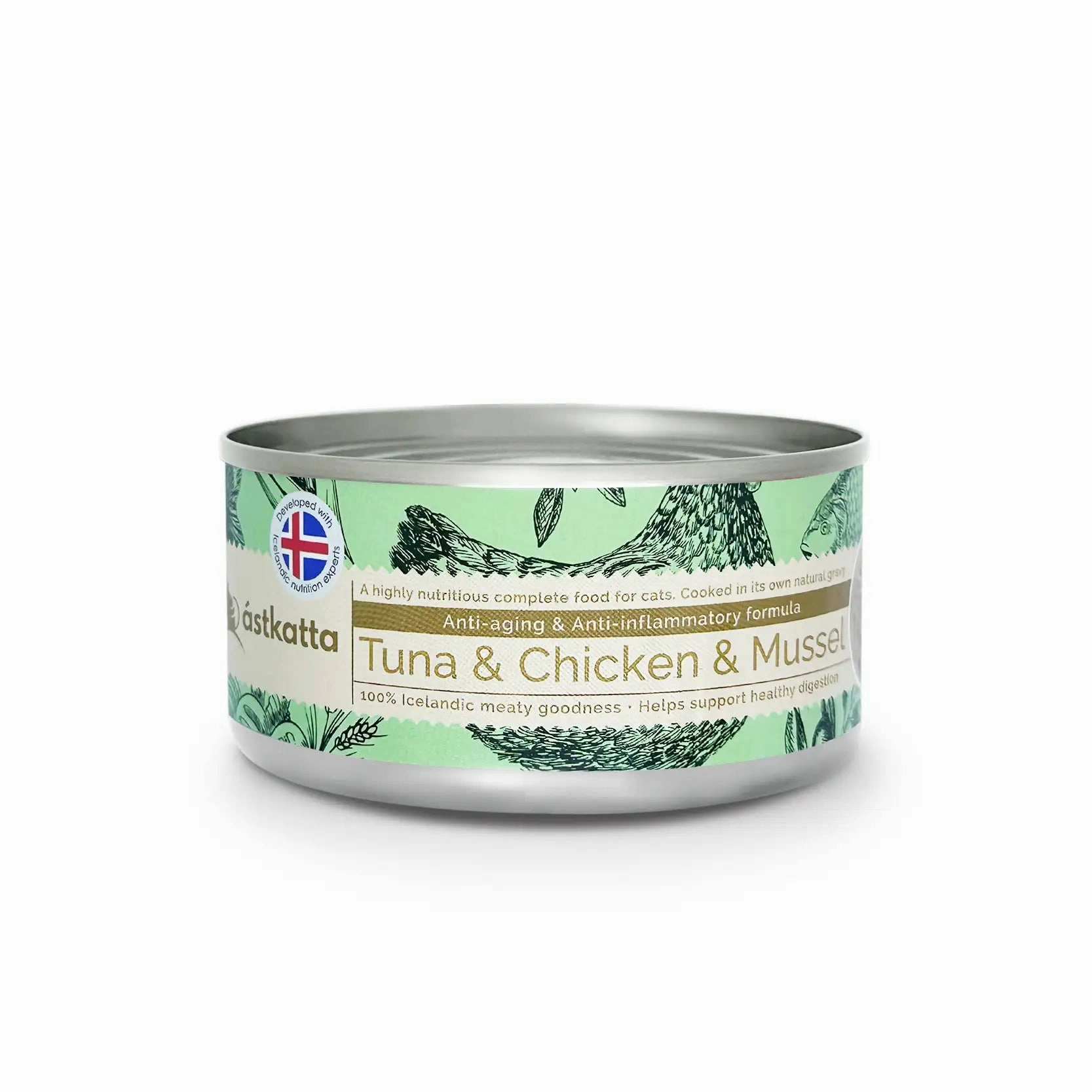 Astkatta Complete Cat Wet Food - Tuna, Chicken & Mussel
