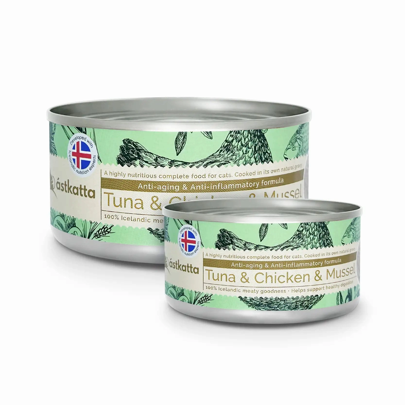Astkatta Complete Cat Wet Food - Tuna, Chicken & Mussel