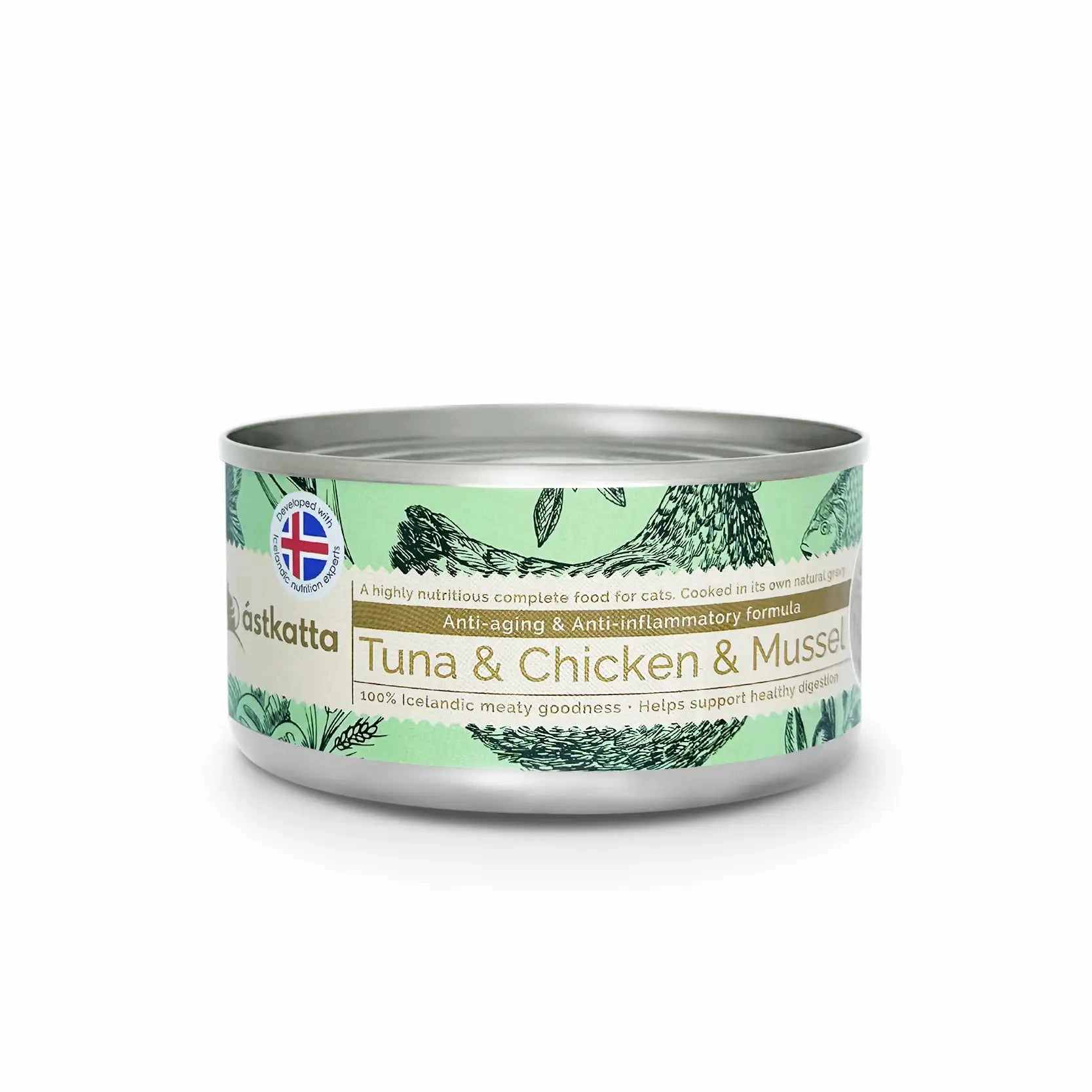 Astkatta Complete Cat Wet Food - Tuna, Chicken & Mussel