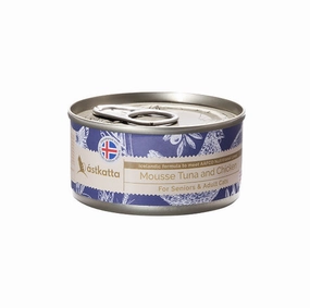 Astkatta Complete Senior Cat Wet Food - Pure Tuna & Chicken Mousse 80g