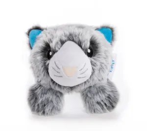 Attachment Theory Plush Squeaky Cat Ball for Dogs
