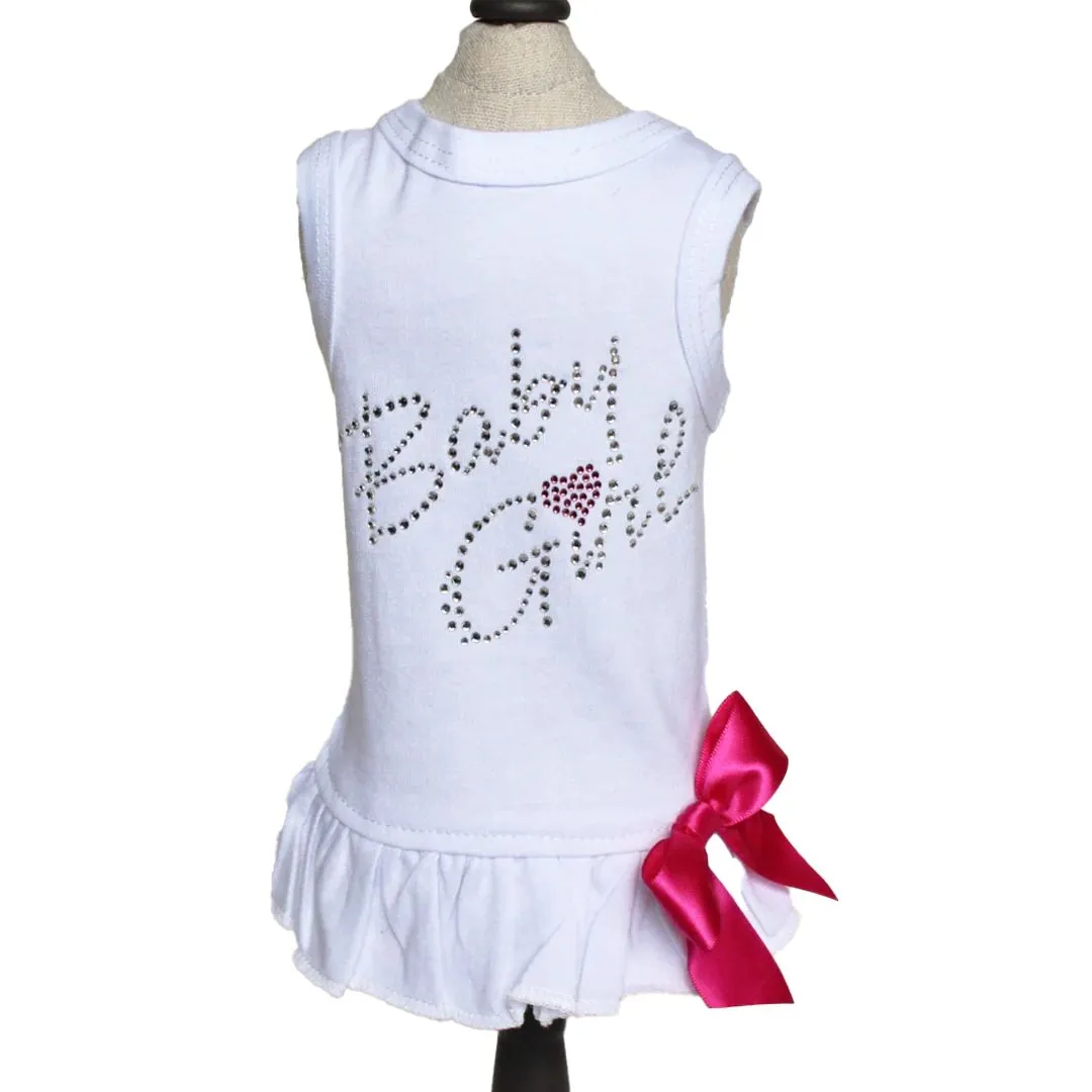 Baby Girl Dog Dress White