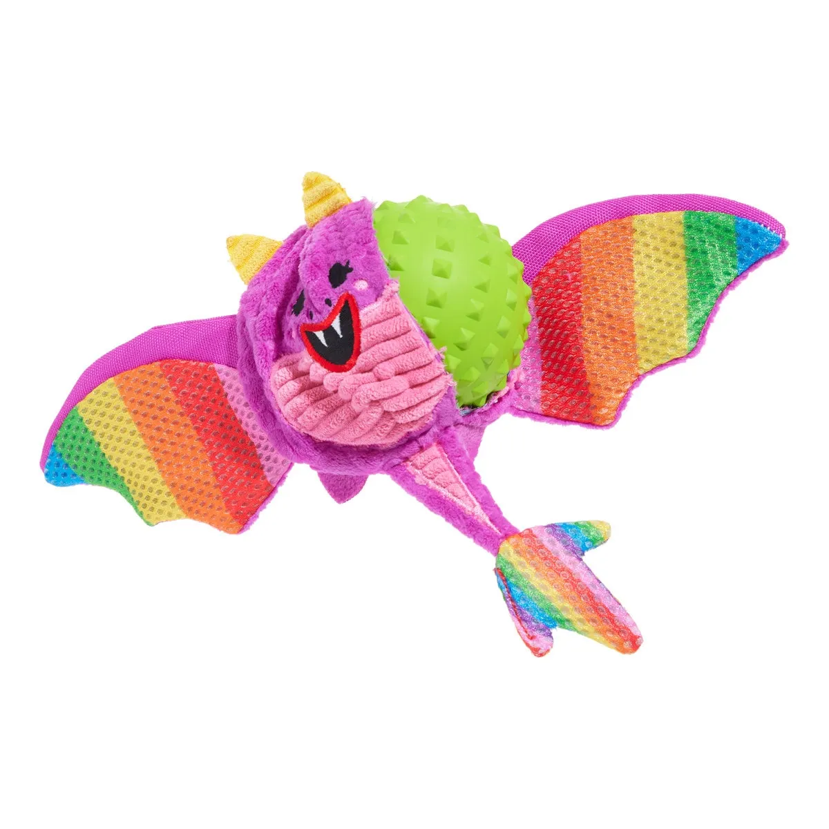 BARK Super Chewer Diva The Dragon Queen Plush Dog Toy