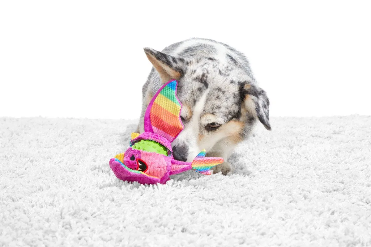 BARK Super Chewer Diva The Dragon Queen Plush Dog Toy