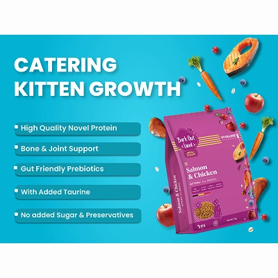 Bark Out Loud Salmon and Chicken Kitten Dry Food