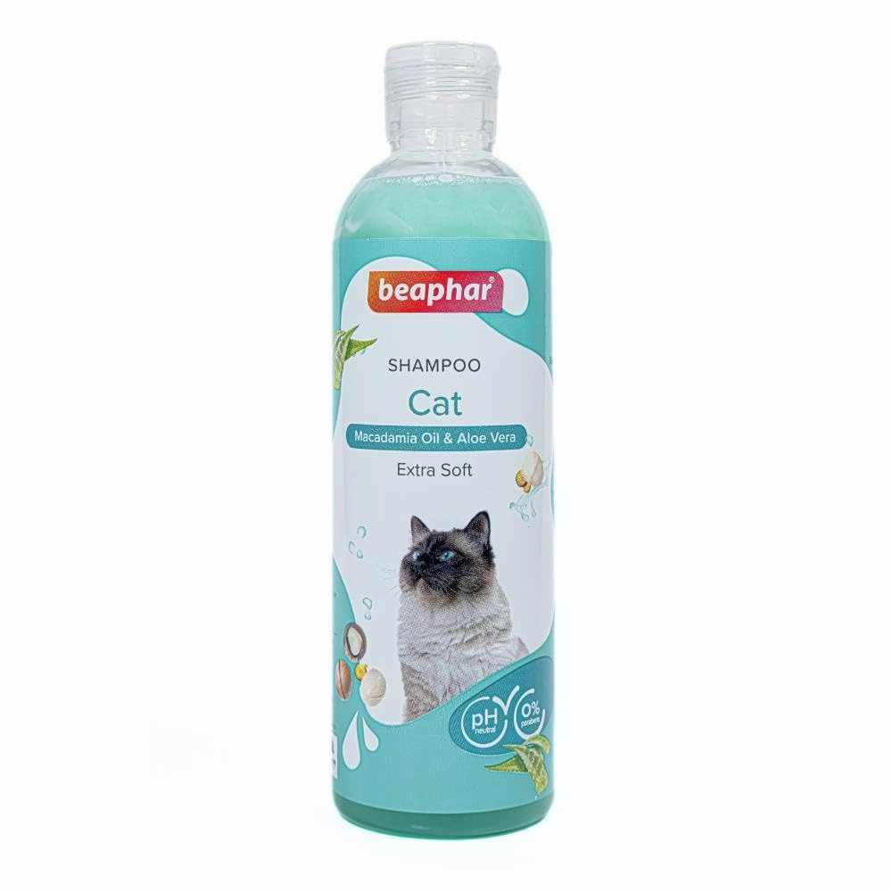 Beaphar Macadamia Oil & Aloe Vera Dryness & Itch Relief Shampoo for Cats