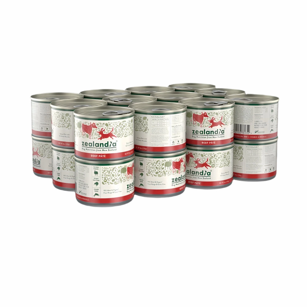 Beef Pate Staple with Green Mussels Adult Dog Can