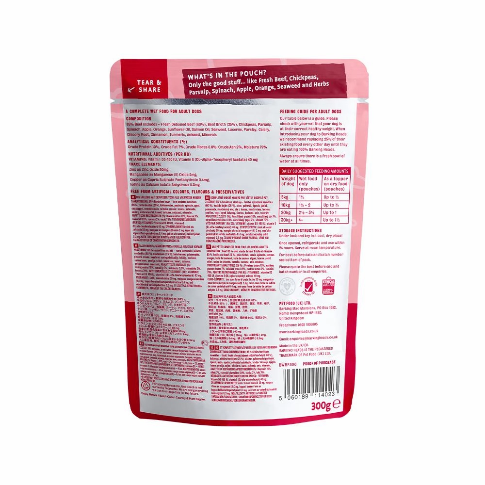 Beef Waggington Wet Dog Food