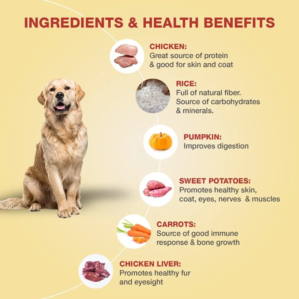 Bennys Bowl Chicken and Rice Dog Fresh and Wet Food
