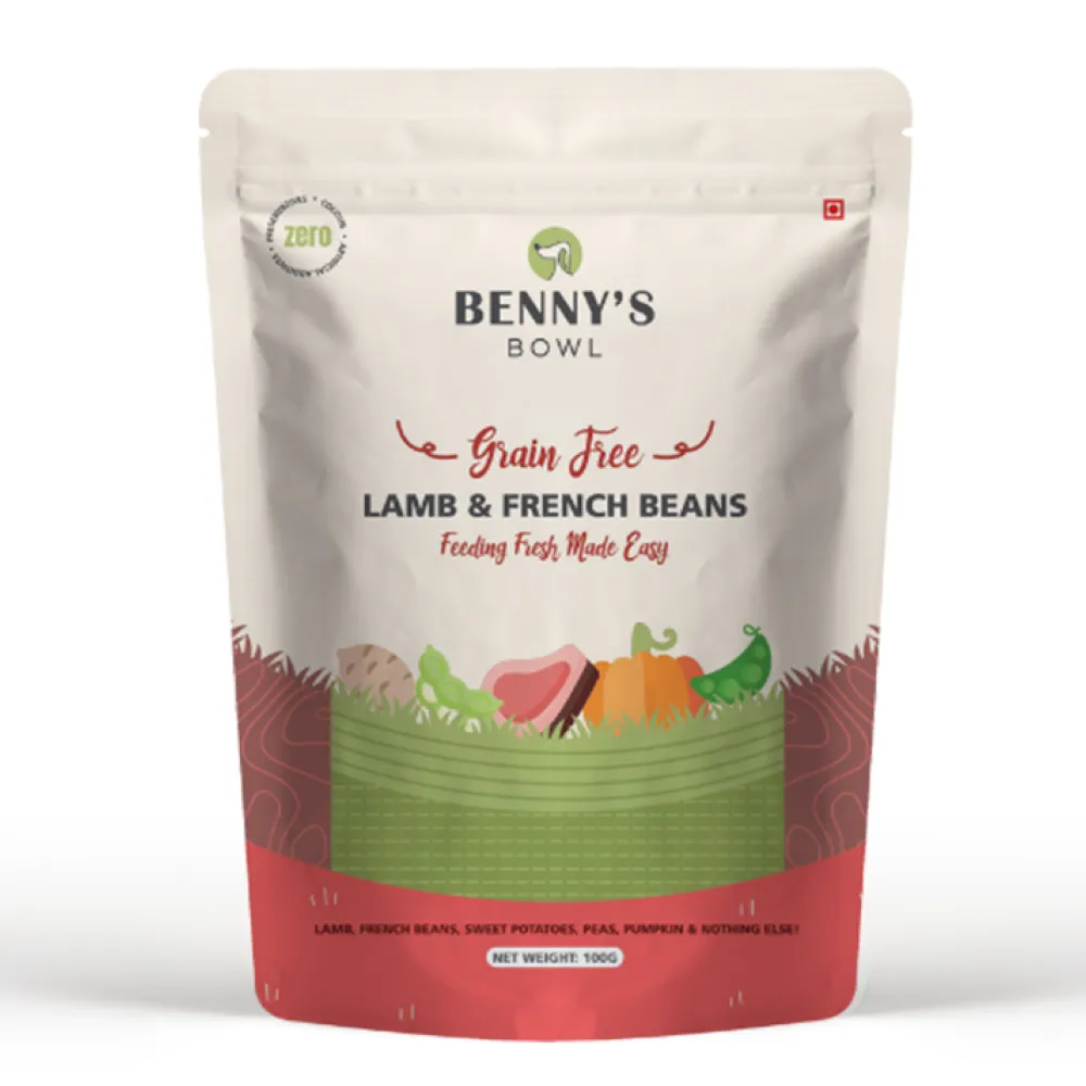 Bennys Bowl Lamb and French Beans Dog Fresh and Wet Food
