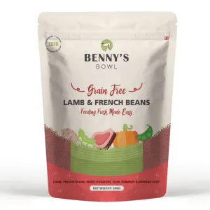 Bennys Bowl Lamb and French Beans Dog Fresh and Wet Food