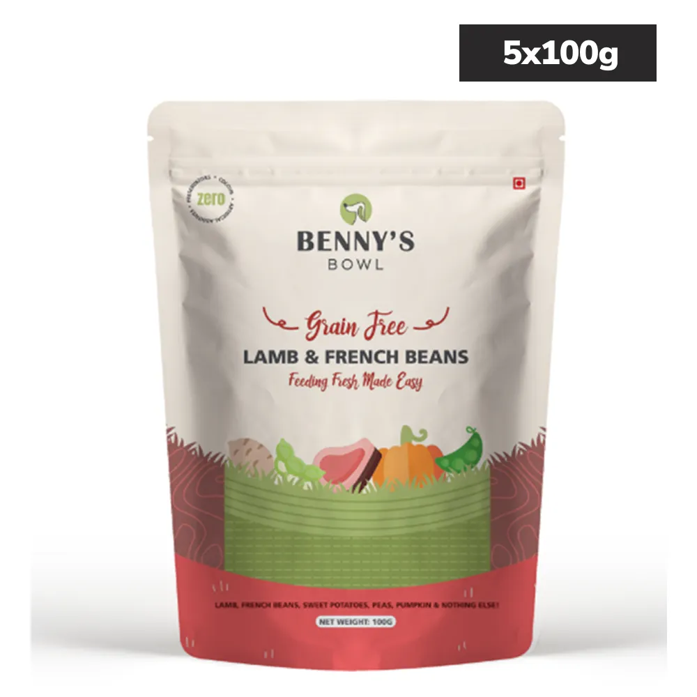 Bennys Bowl Lamb and French Beans Dog Fresh and Wet Food