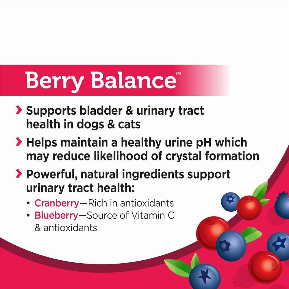 Berry Balance Urinary Tract Health Powder for Dogs & Cats