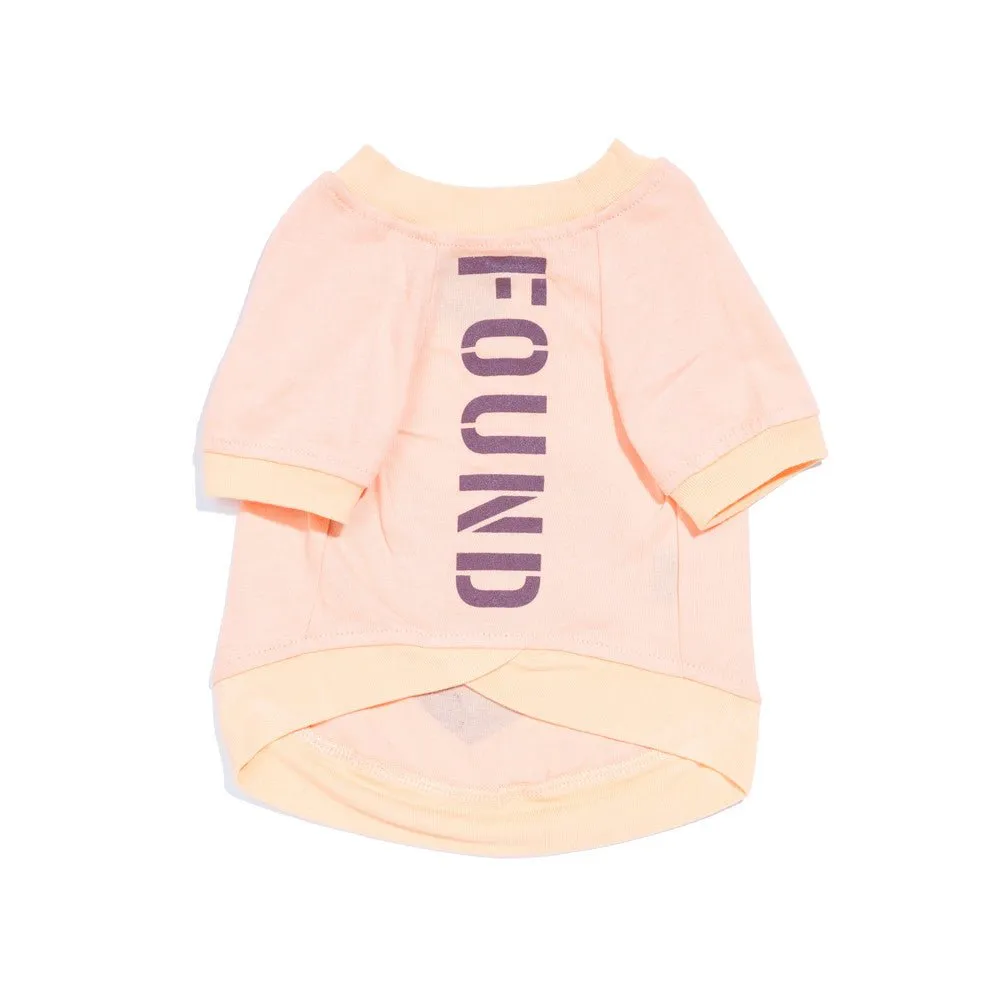 Big Full Heart Dog Tee Peach/Plum